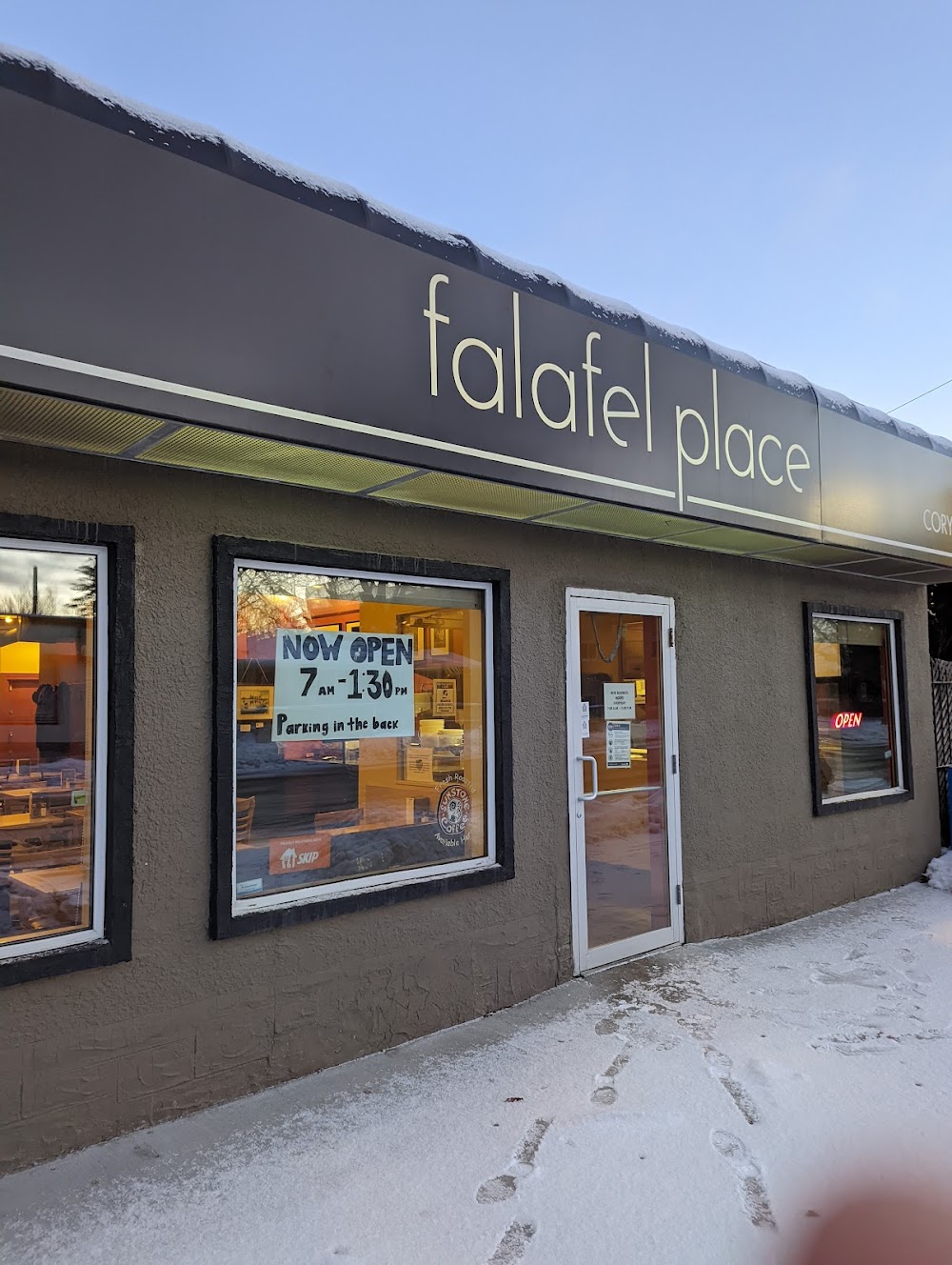 Falafel place